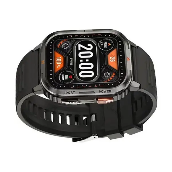 WiWU SW05 Water Resistance Smart Watch – Color: Black – View 3