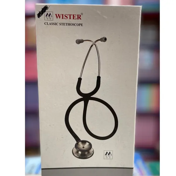 WISTER Classic Stainless Steel Clarity Stethoscope – View 3