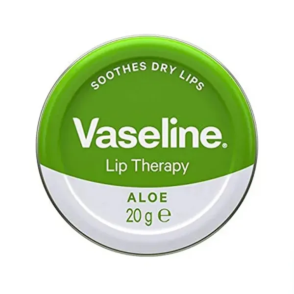 Vaseline Non-sticky Lip Therapy Tin Aloe Vera Lip Balm 20g – View 3