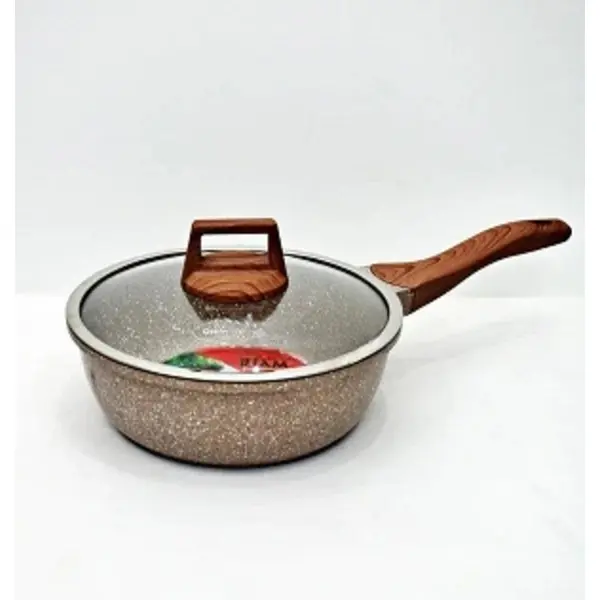 Kiam 28cm Die Casting Non-stick Deep Fry Pan – Color: Brown – View 2