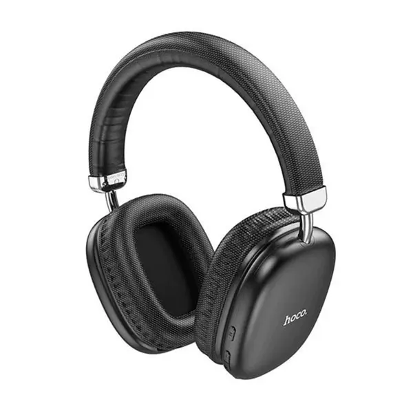 Hoco W35 LED Indicator Bluetooth Wireless Headphone – Color: Black – View 2