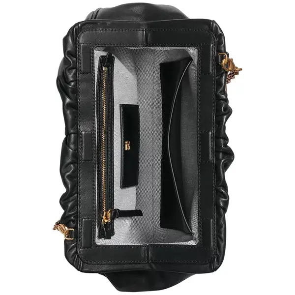 Faux Leather Lavie Women Sleek Wink Frame Clutche – Color: Black – View 3