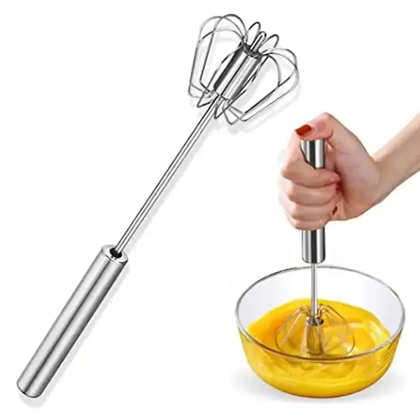 Stainless Steel Push Whisk for Home Hand Blender – View 1