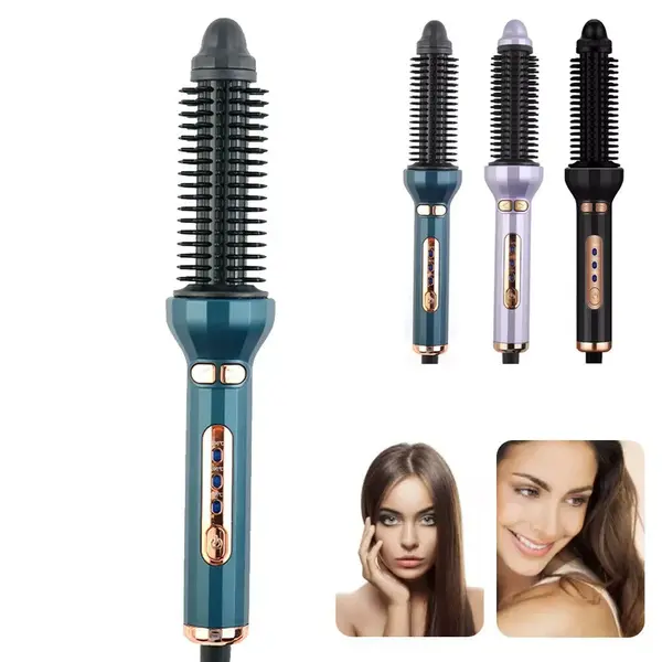 Automatic Rotating Tourmaline Ceramic Curling Iron Wand Hair Curler – View 1