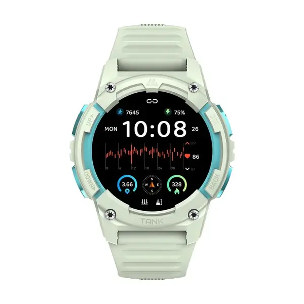 KOSPET TANK S2 AMOLED Smartwatch – Color: Green – View 2