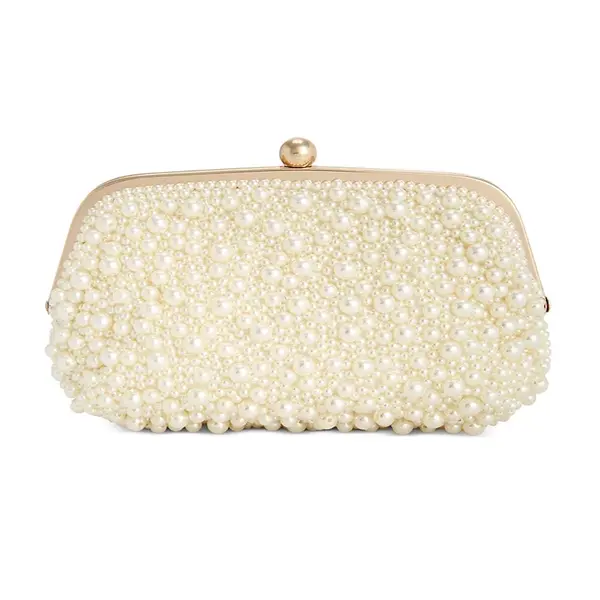 International Concepts Gold-tone Exterior Clutche – View 1