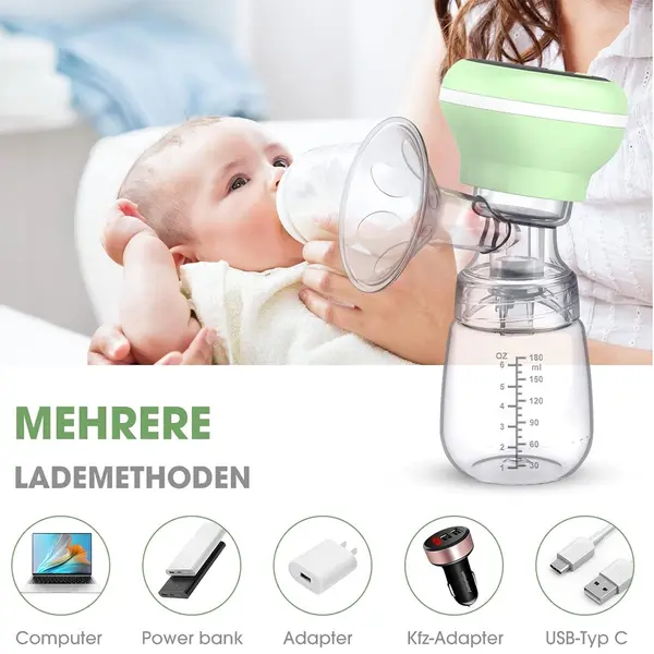 Rechargeable Electric LCD Display Single Breast Pump – View 6