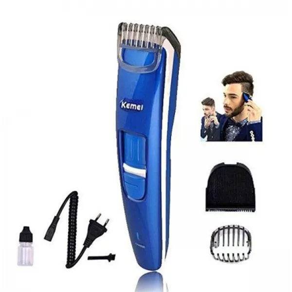 Kemei KM 2017 Professional Beard Trimmer For Man – Color: Blue – View 2