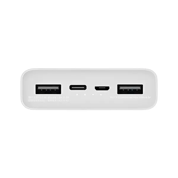 Xiaomi MI V3 PLM18ZM 18W Fast Charging 20000mAh USB-C Two-Way Power Bank – Color: White – View 2