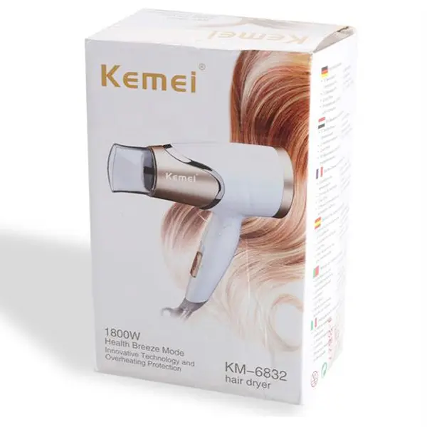 Kemei KM-6832 Dry Care Advanced ThermoProtect Hair Dryer for Women – View 5