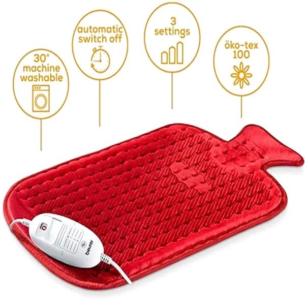 Beurer HK 44 Eu 3 Temperature Settings Extra-soft Heating Pad – View 2