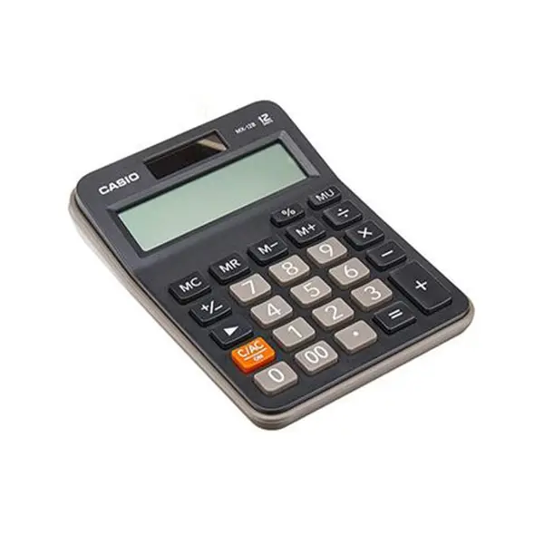 Casio MX-12B-BK 12 Digit User-Friendly Design Desktop Calculator – View 2