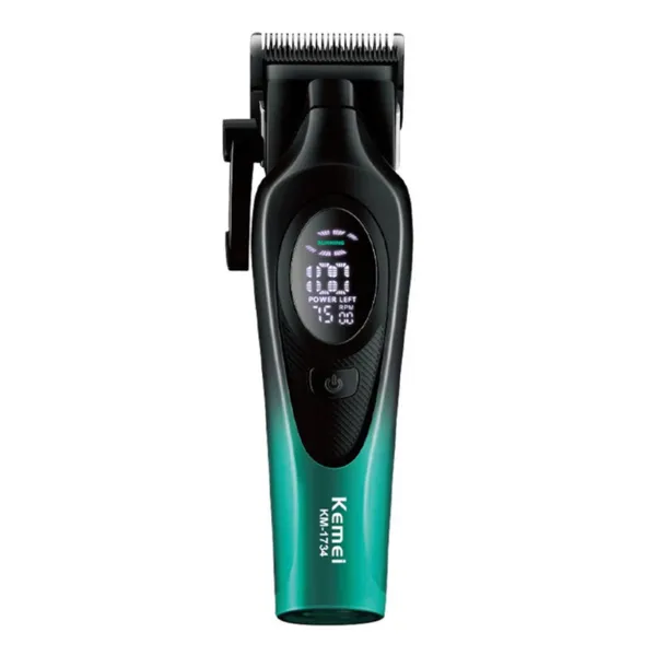 Kemei KM-1734 Professional Hair Clipper & Trimmer – Color: Blue – View 2
