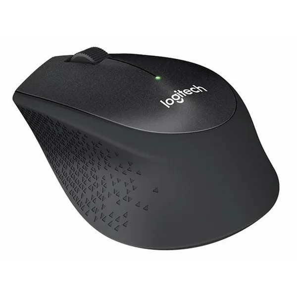 Logitech M330 SILENT PLUS Wireless Mouse – Color: Black – View 2