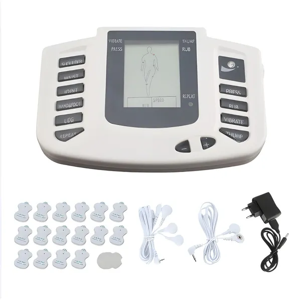 Electronic Pulse Massager with Massage Slippers – View 1