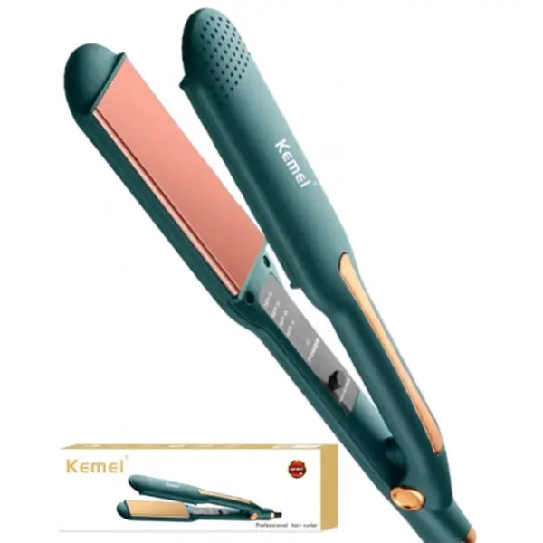 Kemei KM-9827 Multi-temperature Control Hair Straightener – View 2