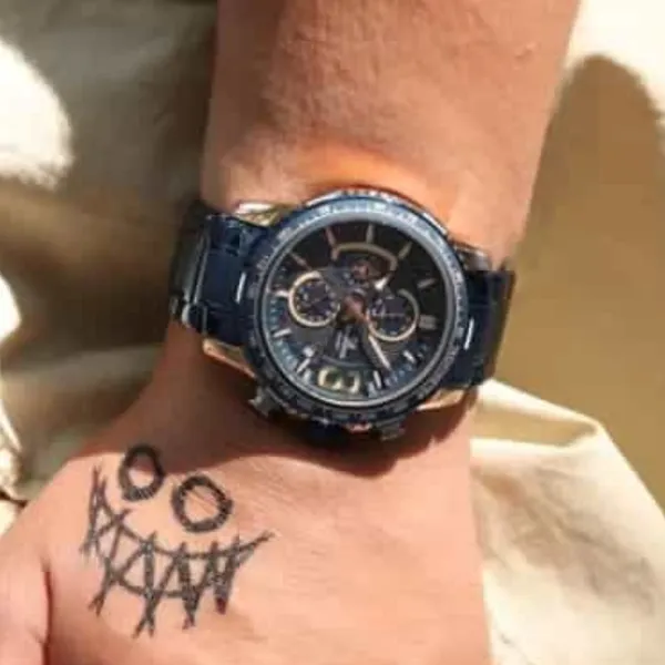 NAVIFORCE NF8017 Multifunction Stainless Steel Quartz Men's Watch – Dial Color: Blue, Strap Color: Blue – View 4