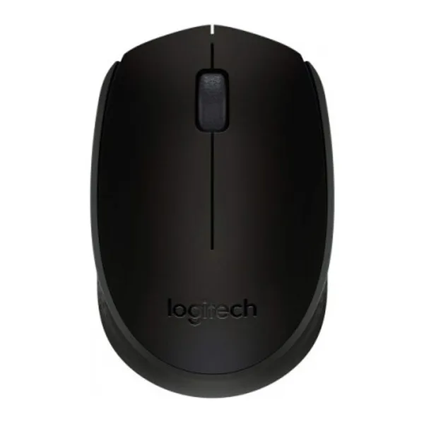 Logitech B170 Wirelessm Optical Mouse – Color: Black – View 1