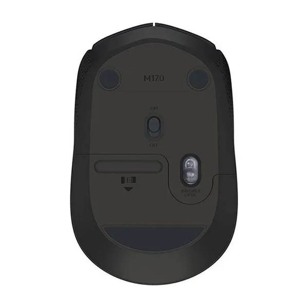 Logitech B170 Wirelessm Optical Mouse – Color: Black – View 4