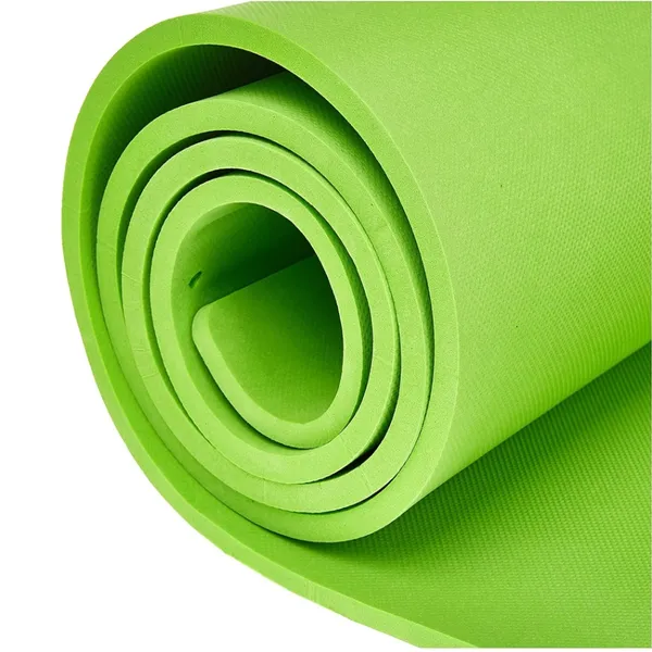 Non Slip Yoga and Exercise Mat 6 mm Durable Construction – Color: Green, Thickness: 6 mm – View 3