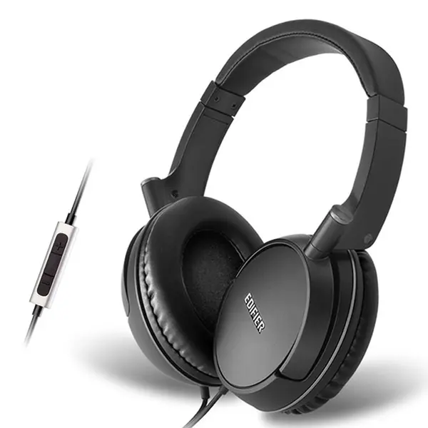Edifier P841 Comfortable Noise Cancelling Wired Headphone – Color: Black – View 3