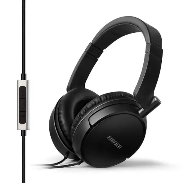 Edifier P841 Comfortable Noise Cancelling Wired Headphone – Color: Black – View 4