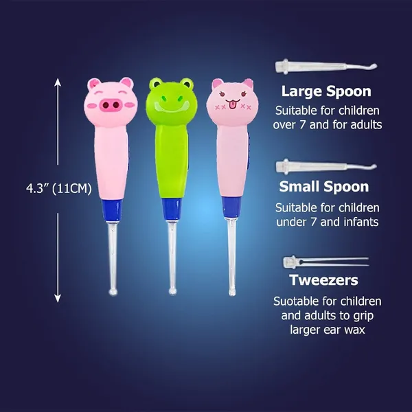 Ear Wax Removal Tool for Kids with LED Light Electric Ear Cleaners – View 4