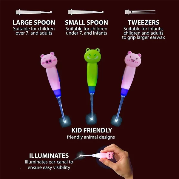 Ear Wax Removal Tool for Kids with LED Light Electric Ear Cleaners – View 7