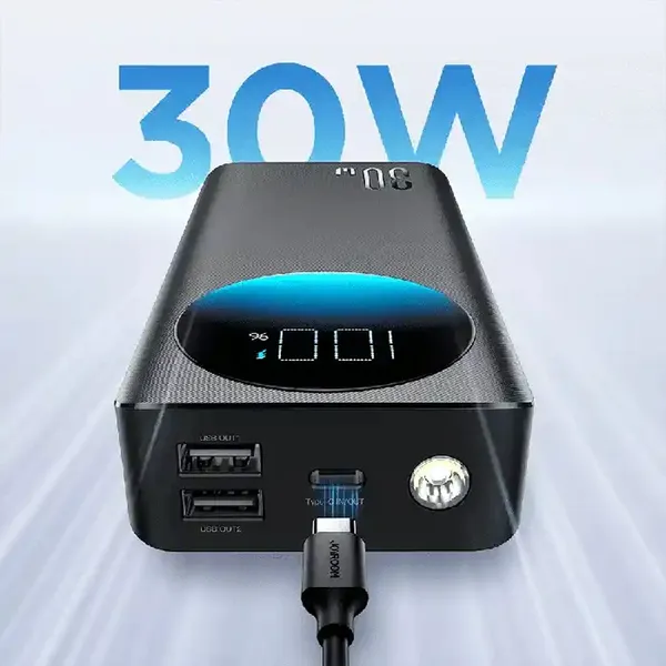 Joyroom JR-PBF03 Built In Flashlight Fast Charging Power Bank – View 3