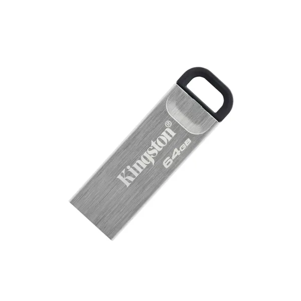 Kingston DataTraveler Kyson 64GB USB 3.2 Gen 1 Silver Pen Drive – Storage Capacity: 128 GB – View 2