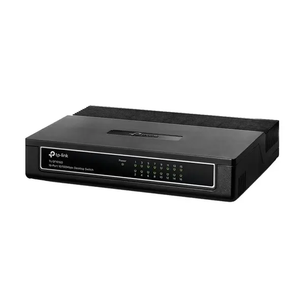 TP-LINK TL-SF1016D 16-Port 10/100 Mbps Network Switch – View 3