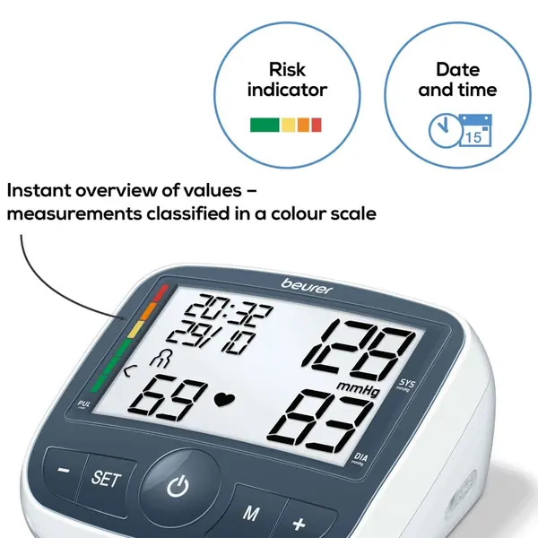 Beurer BM-40 Fully Automatic Blood Pressure and Pulse Monitor – View 4