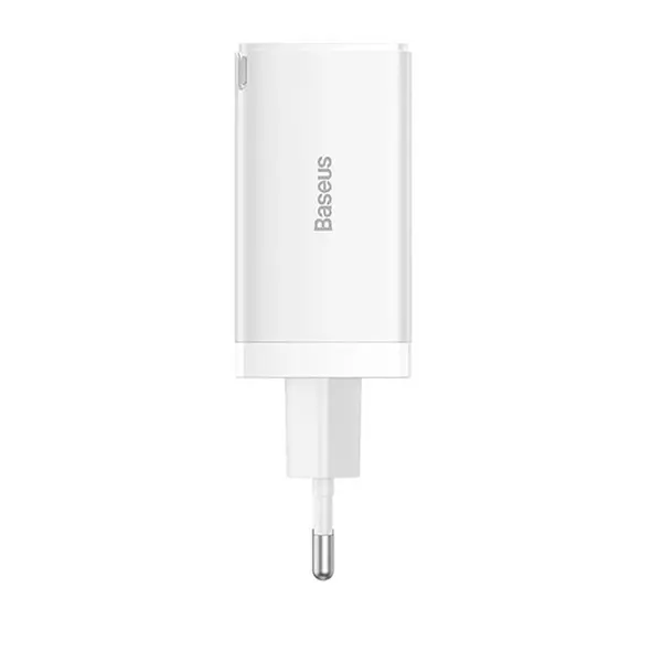 Baseus GaN5 Pro 65W Universal Compatibility Fast Charger  – Color: White – View 1