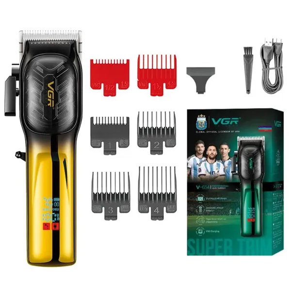 VGR V-654 Professional Trimmer for Men – Color: Gold – View 1