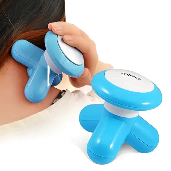 Compact Mimo Multi-Zone Body Vibration Massager in Random Colors – Color: Blue – View 3