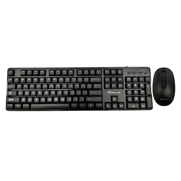 Xtrike Me MK-307 Wireless Keyboard & Mouse Combo – Color: Black – View 2