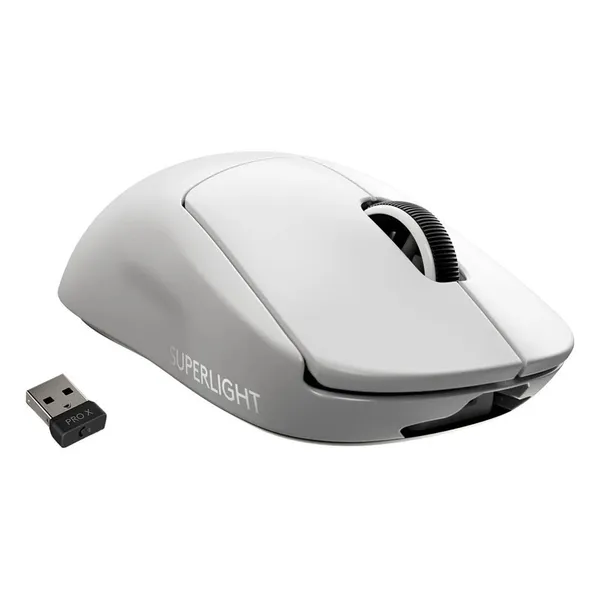Logitech G Pro LIGHTSPEED Wireless Gaming Mouse – Color: White – View 2