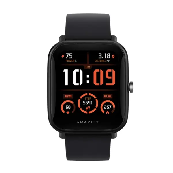 Amazfit Bip U Bluetooth Calling Smartwatch – Color: Black – View 2