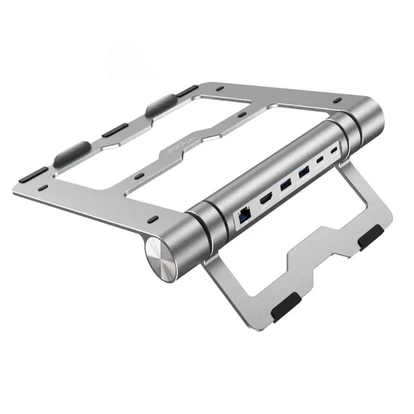 Vyvylabs Wisdom Series VHW06-GY Laptop Stand 6-in-1 Multifunctional – View 1