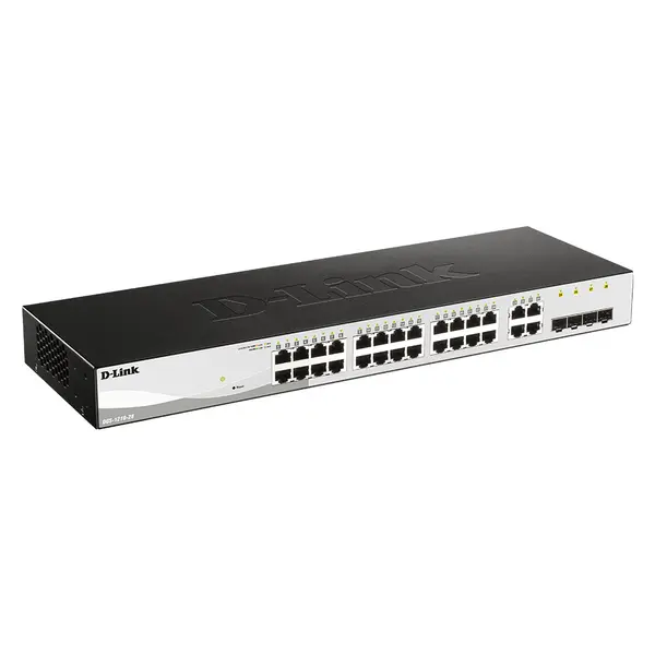 D-Link DGS-1210-28 24-Port Smart Managed Gigabit Switch – View 2