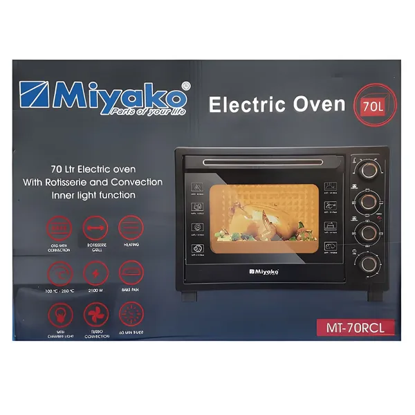 Miyako MT-70RCL 70 Liters Electric Oven – View 2