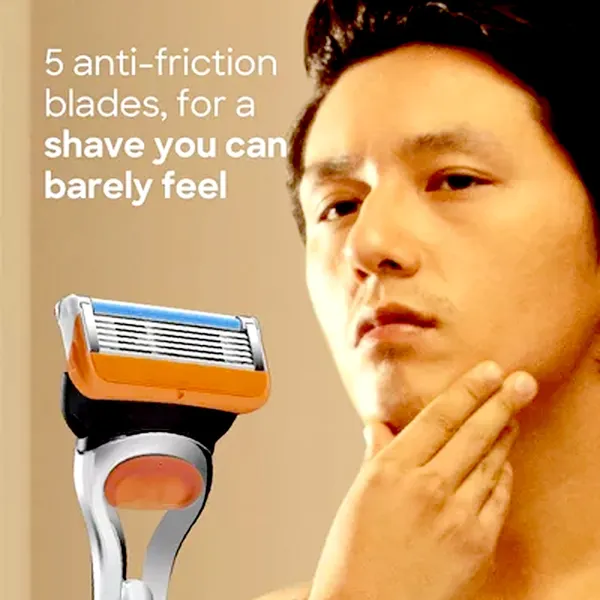 Gillette Fusion-5 Manual Blade For Perfect Shaving Razor – View 4