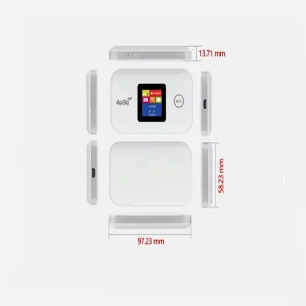 MF880 4G LTE WiFi Modem 150Mbps CAT4 Pocket Router – View 3