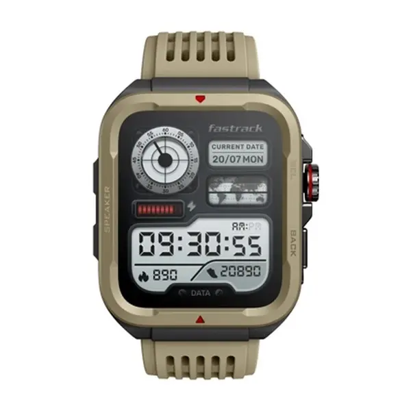Fastrack Active Rugged Bluetooth Calling Smartwatch – Color: Brown – View 2