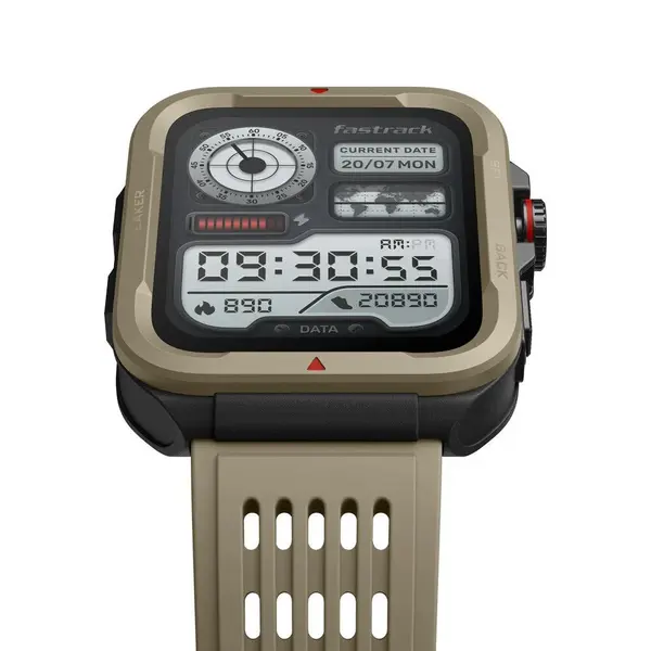 Fastrack Active Rugged Bluetooth Calling Smartwatch – Color: Brown – View 3