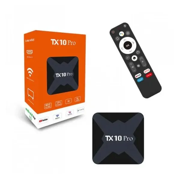 TX10 Pro 8K Android TV Box with Voice Control Remote – View 2