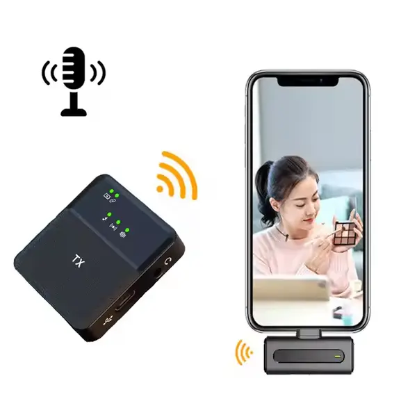 SX9 Mini Professional Lavalier Lapel Wireless Microphone  – View 3