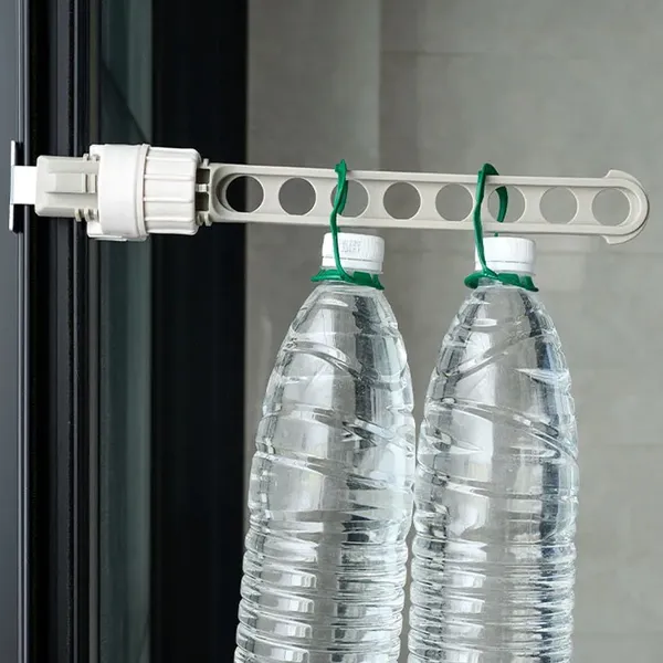 Wall Mounted Retractable Clothes Drying Rack for Balcony – View 3