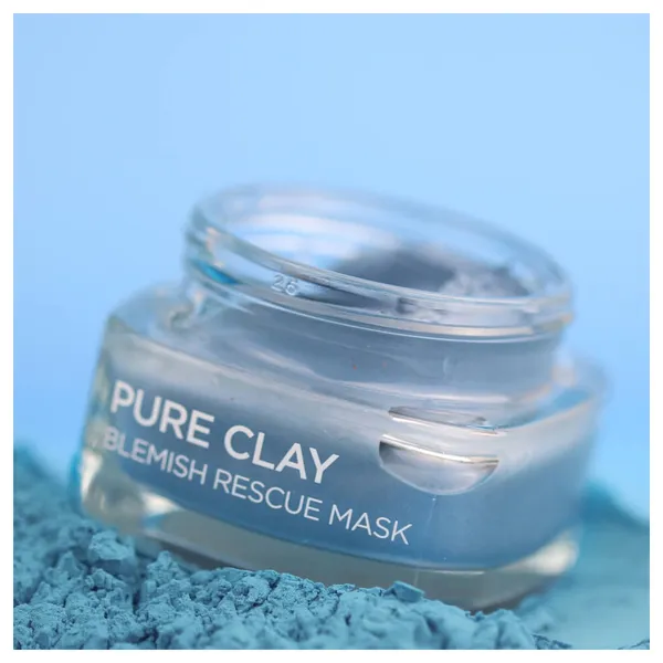 L'Oreal Paris Pure Clay Blemish Rescue Blue Algae Face Mask 50 Ml – View 3