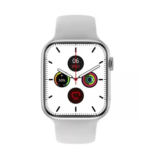 Microwear W17 Bluetooth calling Smart Watch – Color: White – View 1